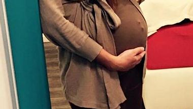 Gefährdet Sarah Engels mit ihrem Piercing das Baby? - Foto: Facebook