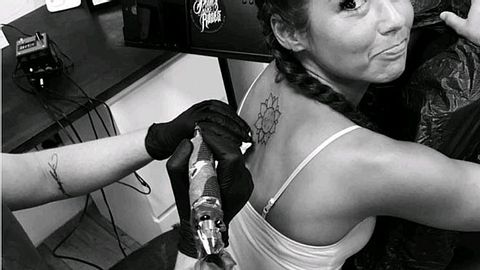 Sarah Lombardi Tattoo - Foto: Snapchat