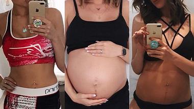 Nach der Schwangerschaft: Sarah Nowak macht Bauchvergleich - Foto: Facebook / Sarah Nowak