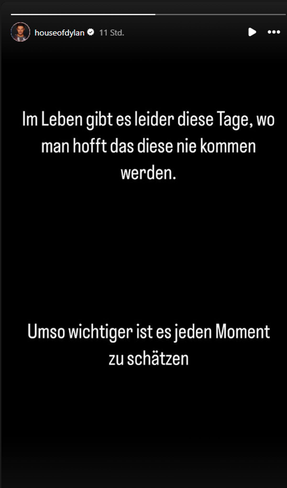 Kryptischen Nachricht bei Instagram