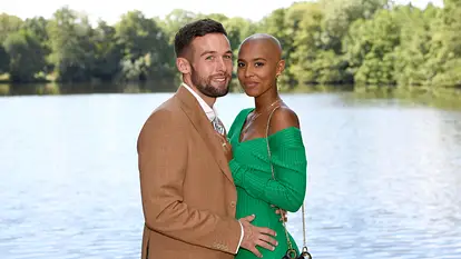 Sharon Battiste mit Freund Jan Hoffmann