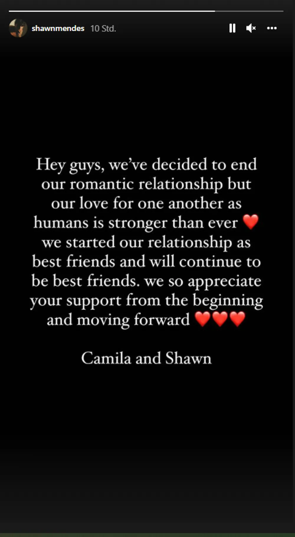 Trennungsstatement Shawn Mendes & Camila Cabello Trennungsstatement Shawn Mendes & Camila Cabello