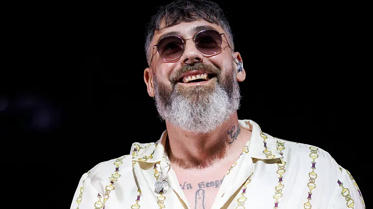 Sido bei seinem Konzert in Köln.