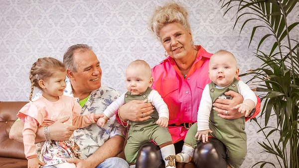 Silvia Wollny, Harald Elsenbast und ihre Enkel