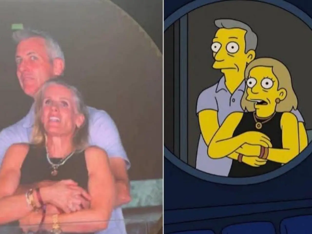 Simpsons-Coldplay-X Andy Byrons Affäre mit seiner HR-Chefin flog durch die Coldplay-Kiss-Cam auf. Die Simpsons sollen es vorhergesagt haben. - Foto: X
