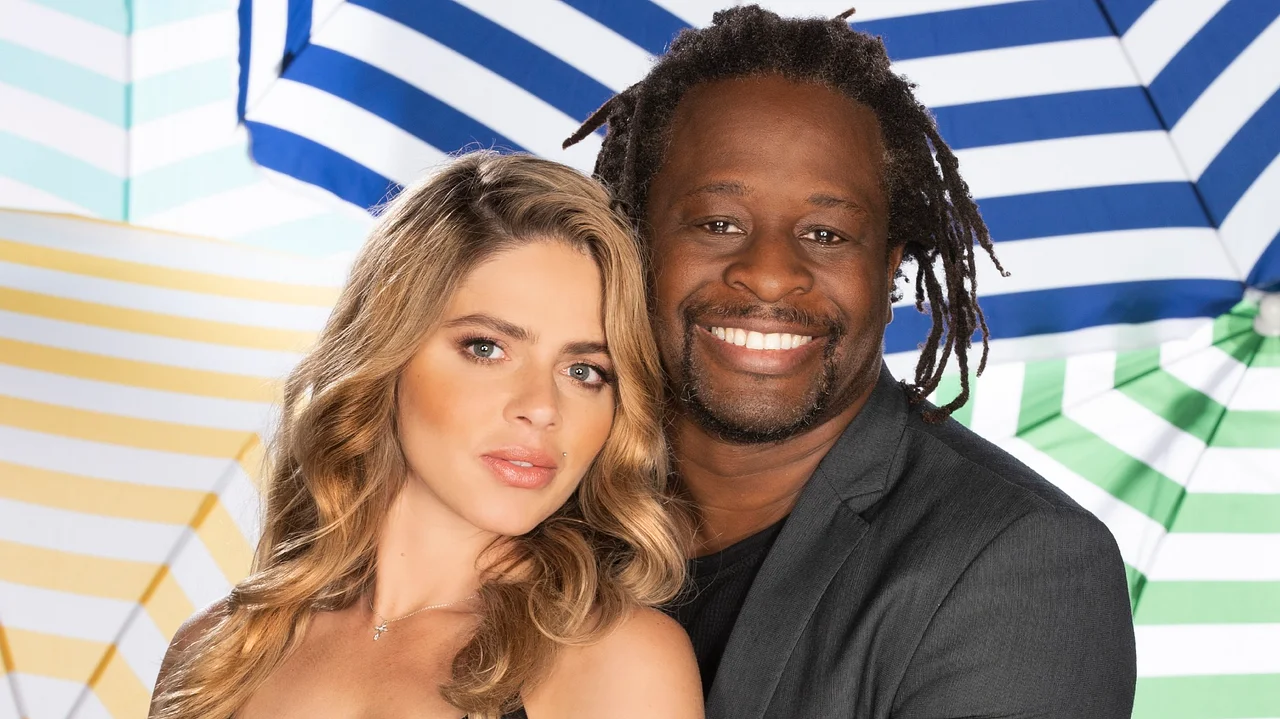 Mola Adebisi & Freundin Adelina Zilai Mola Adebisi & Freundin Adelina Zilai - Foto: RTL / Stefan Menne