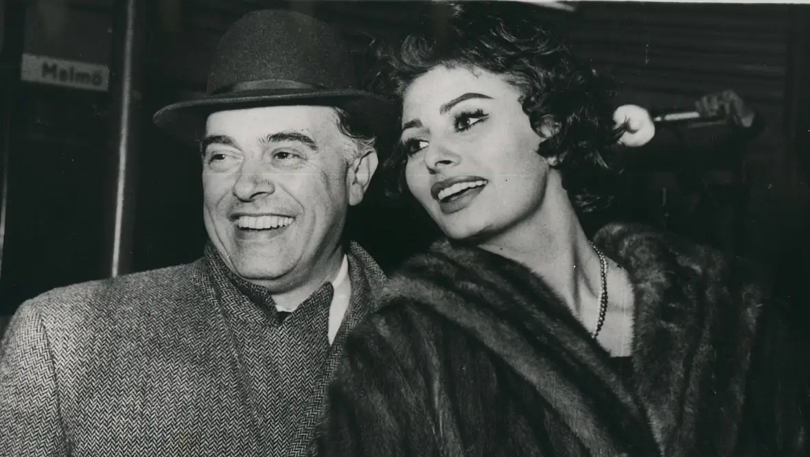 Sophia Loren und Carlo Ponti früher Sophia Loren und Carlo Ponti früher