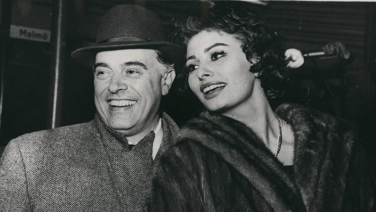 Sophia Loren und Carlo Ponti früher