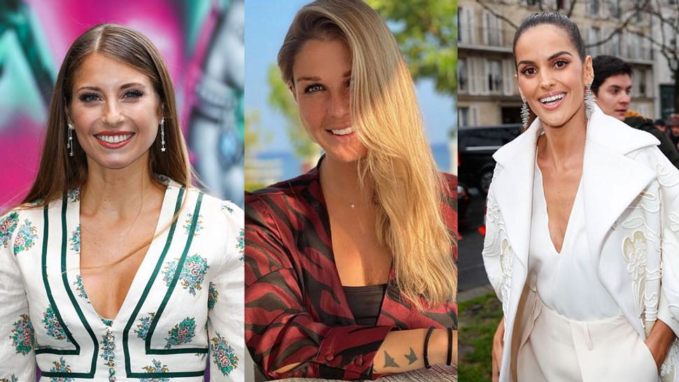 Spielerfrauen Cathy Hummels, Lina Meyer und Izabel Goulart - Foto: Imago/Instagram@_linamay_
