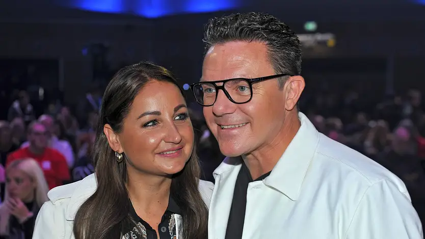 Stefan Mross & Eva Luginger strahlen sich an