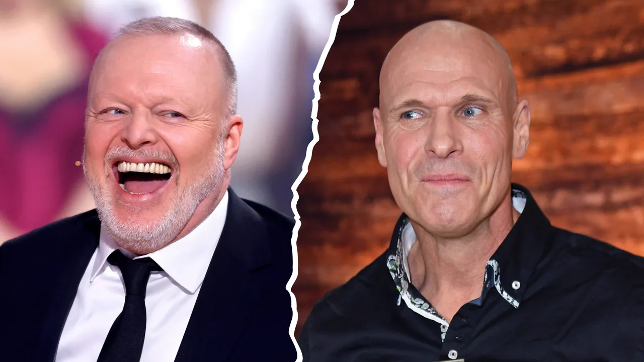 Stefan Raab sichelt gegen Thorsten Legat