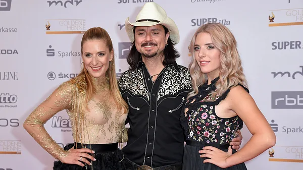 Stefanie Hertel mit Ehemann Lanny Lanner und Tochter Johanna Mross