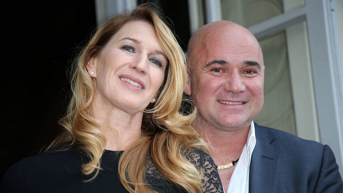 Steffi Graf und Andre Agassi