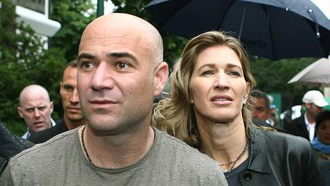 Andre Agassi und Steffi Graf - Foto: Imago