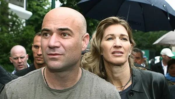 Andre Agassi und Steffi Graf