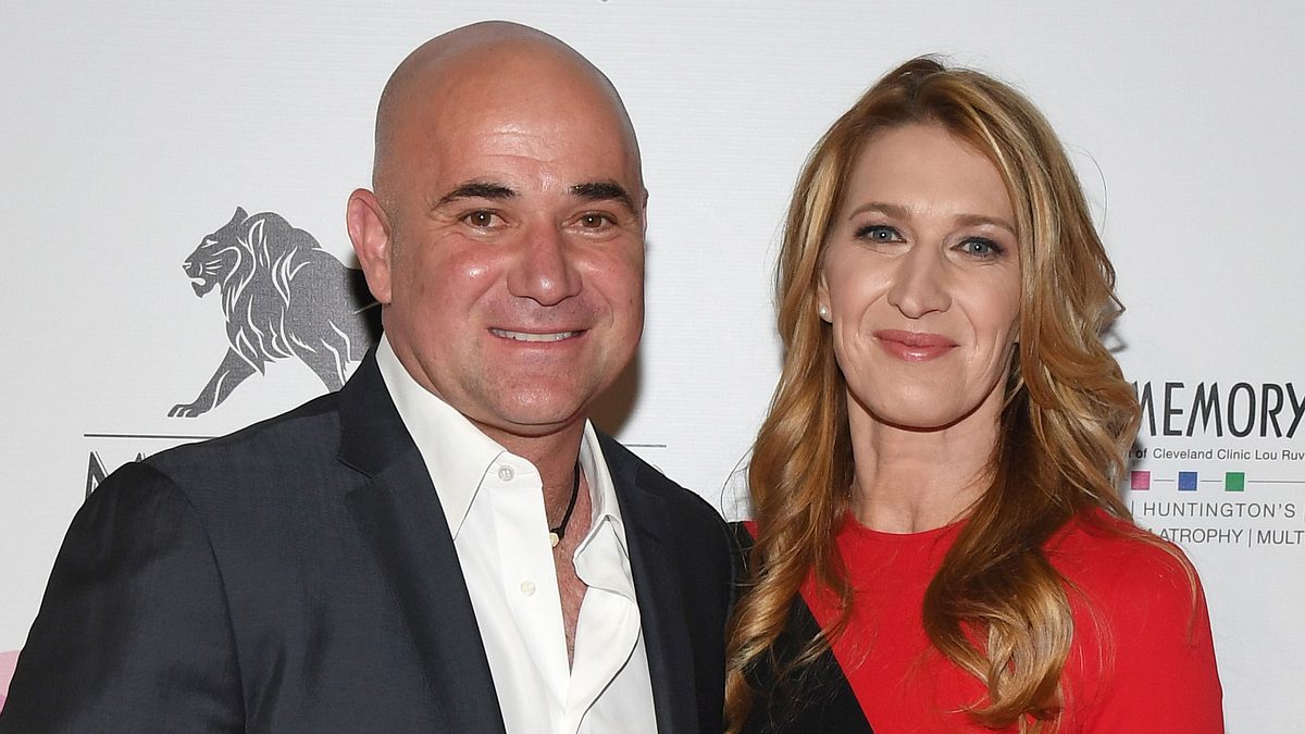 Steffi Graf und Andre Agassi