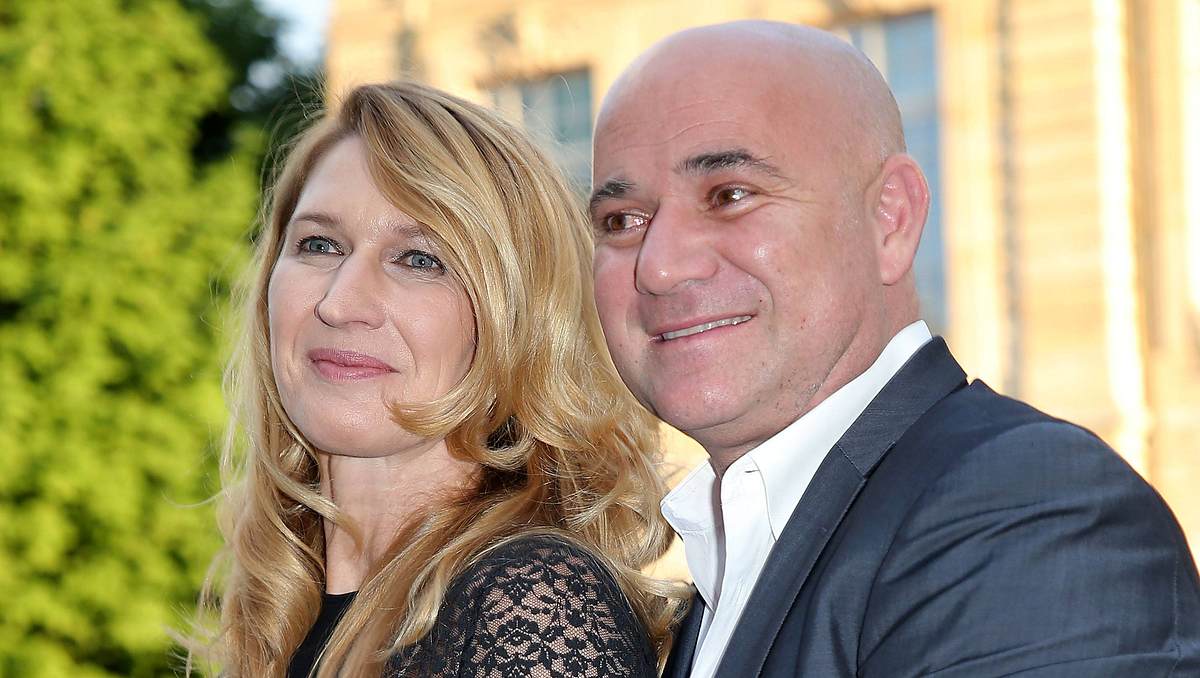 Steffi Graf und Andre Agassi