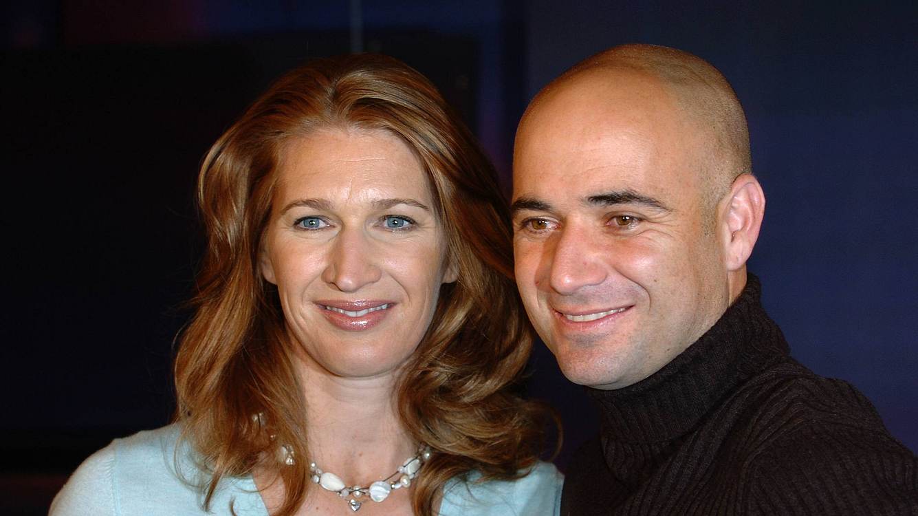 Steffi Graf und Ehemann Andre Agassi