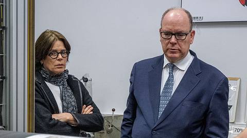 Stephanie von Monaco & Fürst Albert - Foto: Lionel Hahn/Getty Images