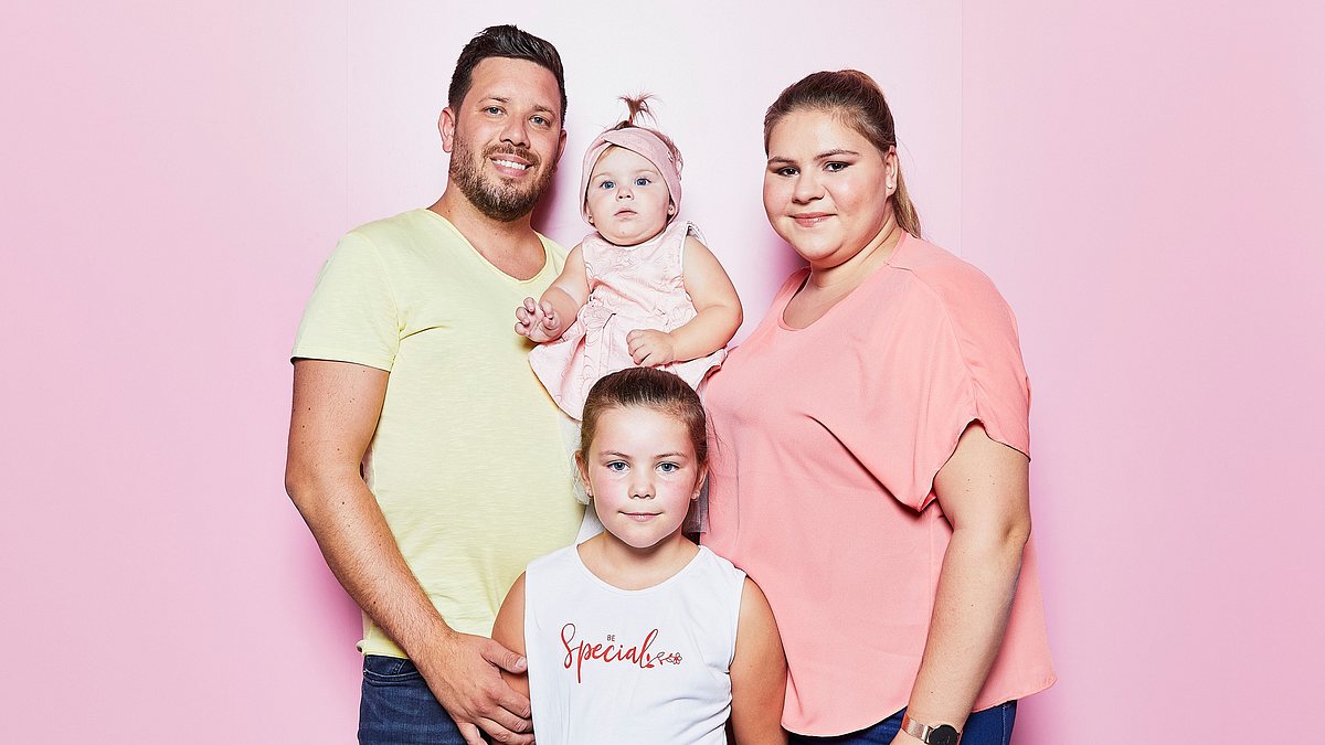 Sylvana Wollny und ihre Familie