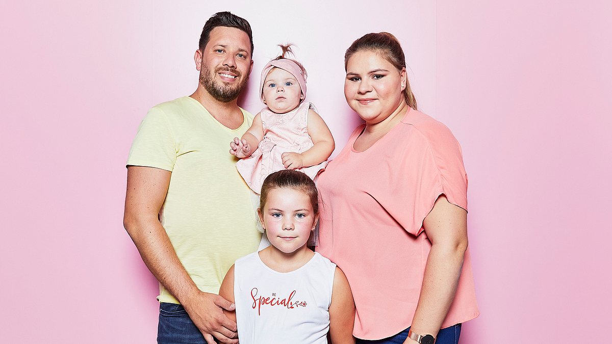 Sylvana Wollny und ihre Familie