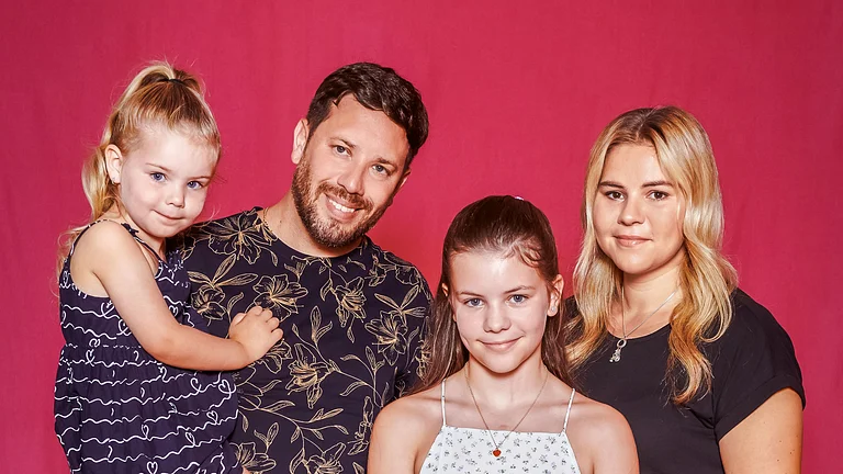 Sylvana Wollny Florian Köster und Celina sowie Anastasia
