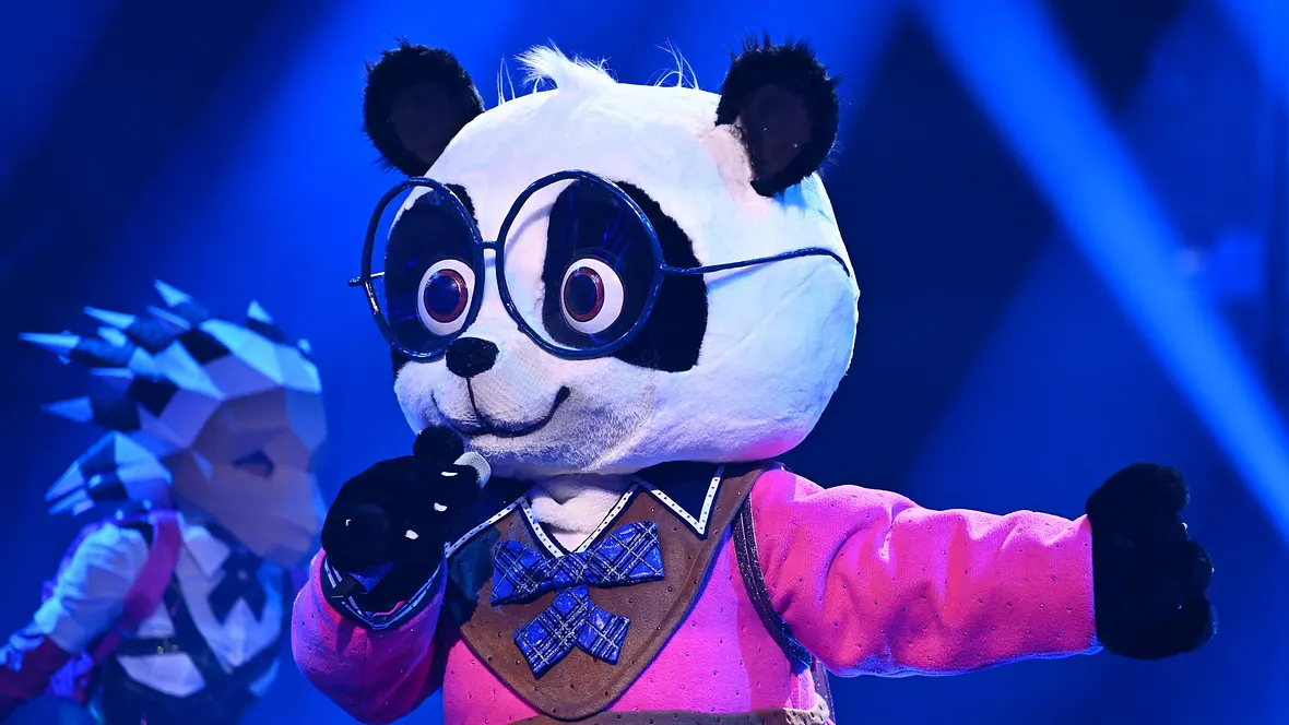 Der Panda aus der Sendung "The Masked Singer"