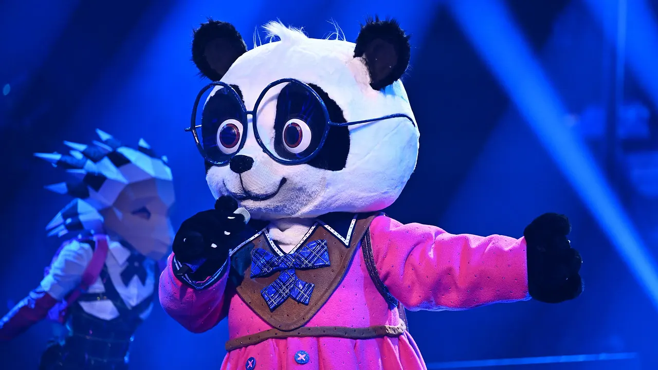 Der Panda aus der Sendung "The Masked Singer" Der Panda aus der Sendung The Masked Singer - Foto: Joyn / Willi Weber