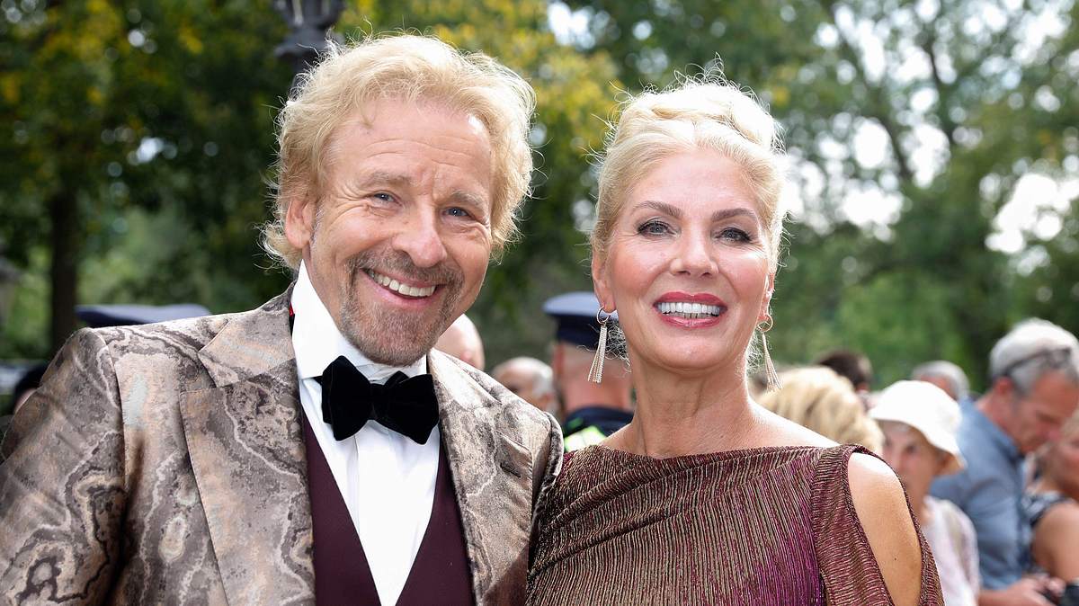 Thomas Gottschalk mit Partnerin Karina Mroß 