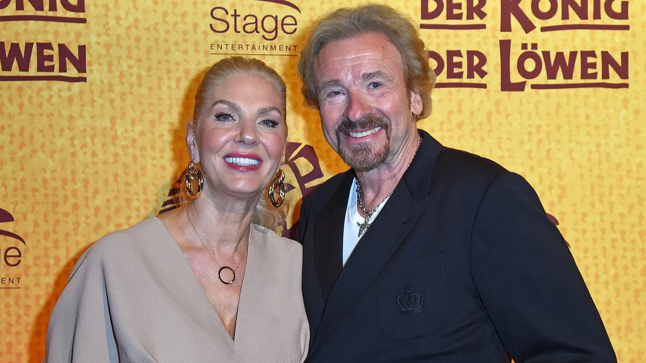 Thomas Gottschalk und Karina Mroß Thomas Gottschalk und Karina Mroß - Foto: Tristar Media/ Getty Images
