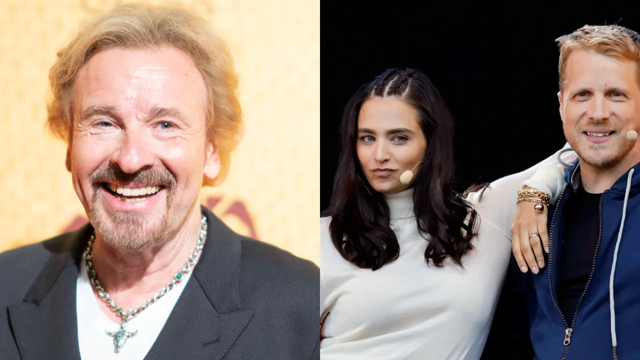 Thomas Gottschalk und Oliver und Amira Pocher - Foto: IMAGO Thomas Gottschalk und Oliver und Amira Pocher - Foto: IMAGO
