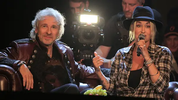 Thomas Gottschalk und Sarah Connor