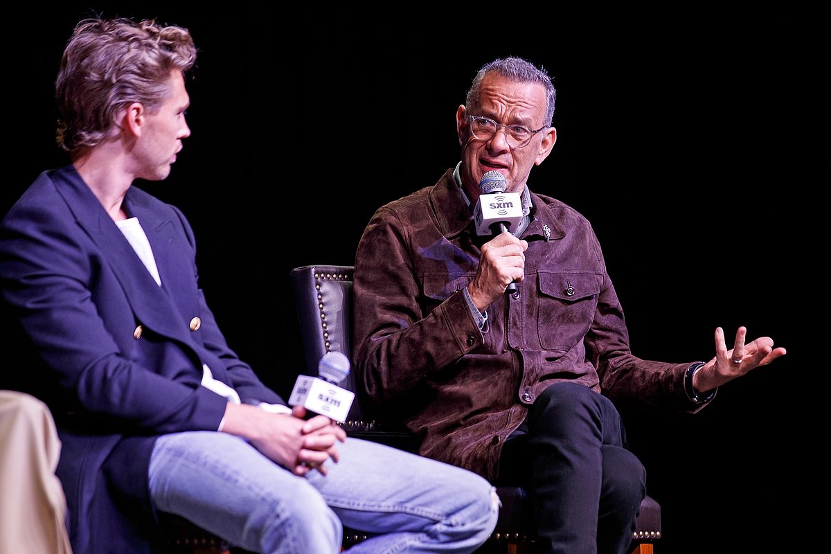 Austin Butler & Tom Hanks bei der Premiere von Elvis