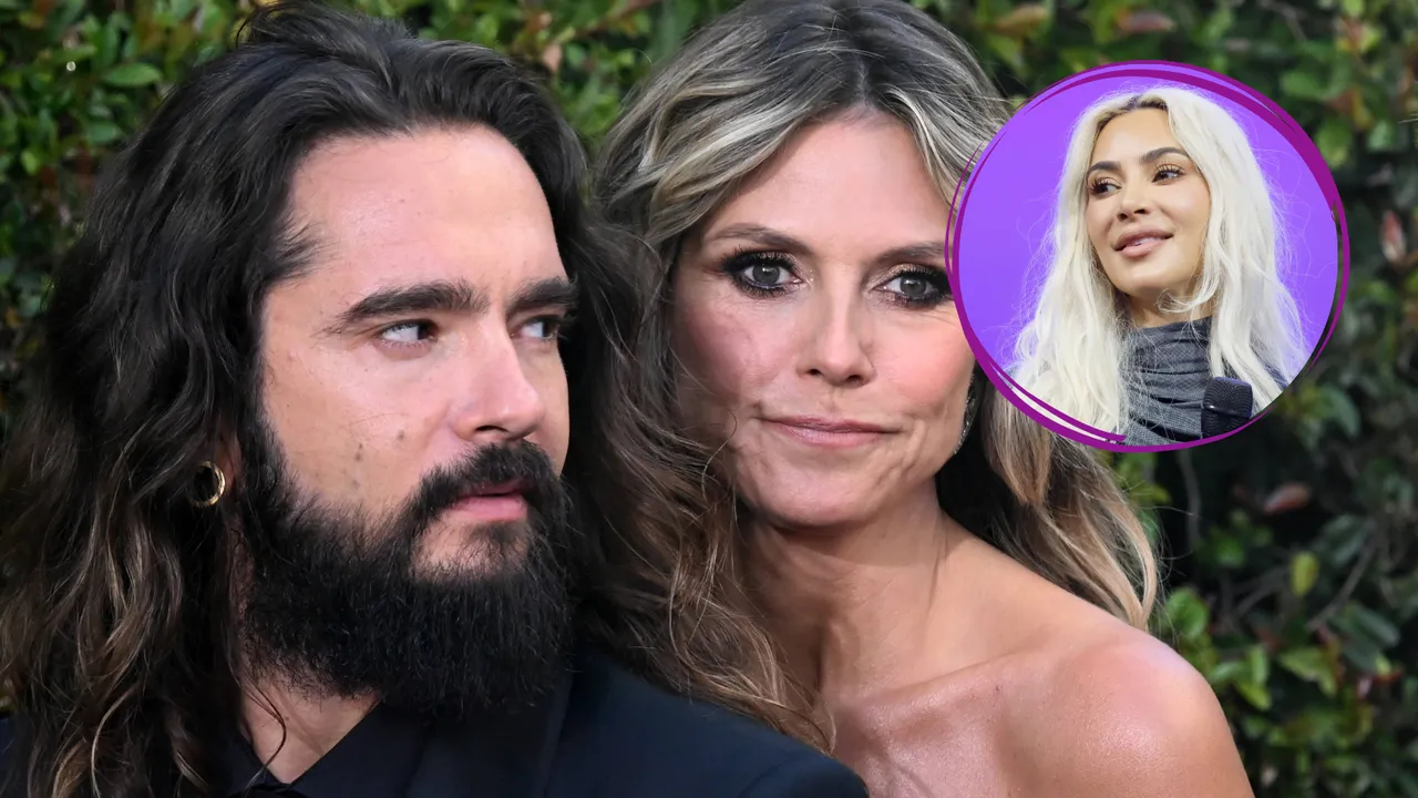 Tom Kaulitz, Heidi Klum & Kim Kardashian