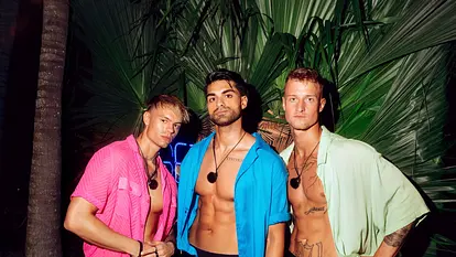 Fabian, Mikeal und Laurenz bei "Too Hot to Handle: Germany"