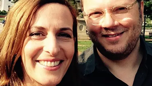 Ulrike Frank und ihr Ehemann Marc Schubring
