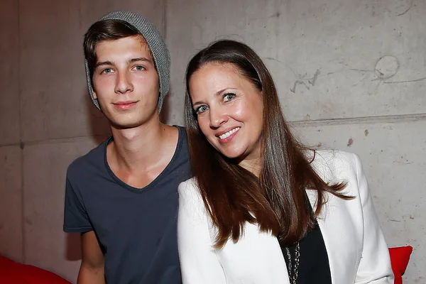 Valentin Schweiger mit seiner Mutter Dana Schweiger 2014
