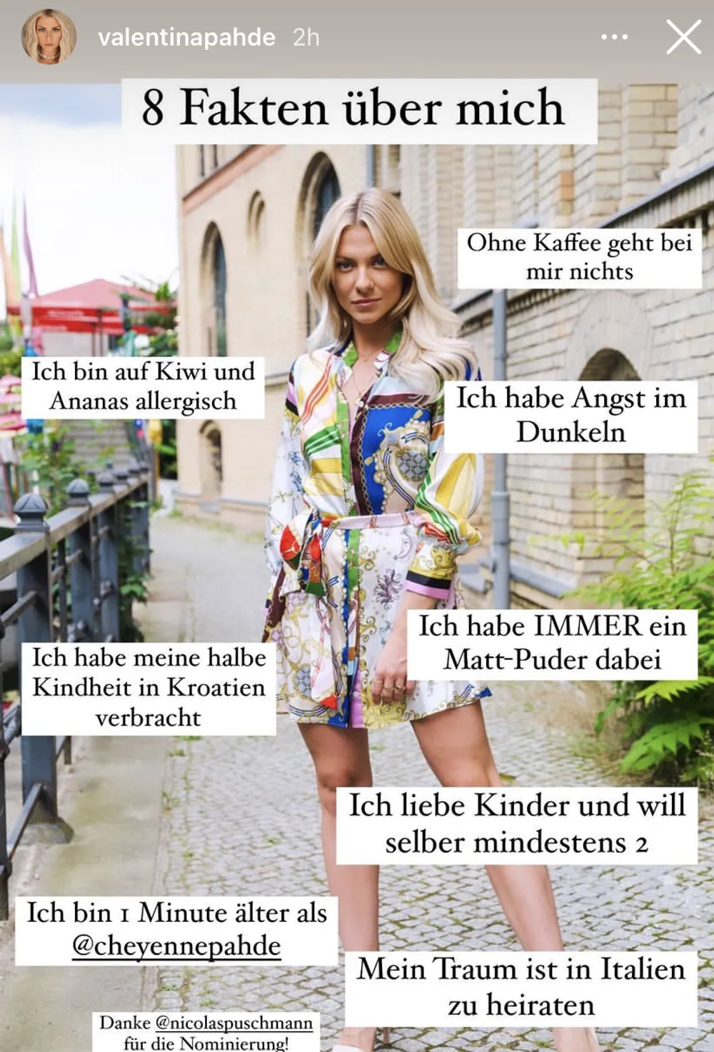 Valentina Pahde Valentina Pahde