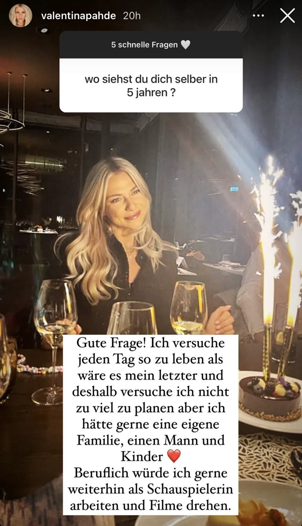 Valentina Pahde Valentina Pahde