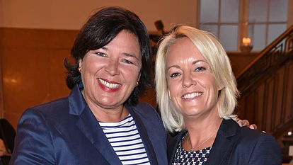 Vera Int-Veen und Ehefrau Obi