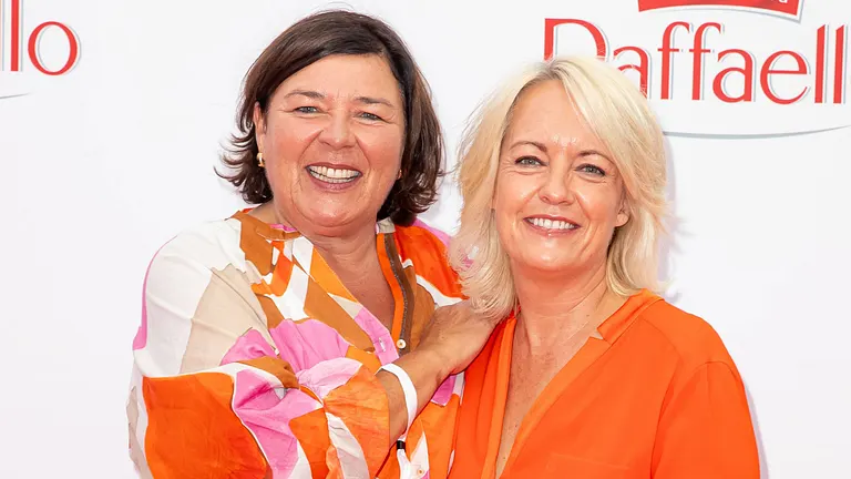 Vera Int-Veen und Ehefrau Christiane Obermann