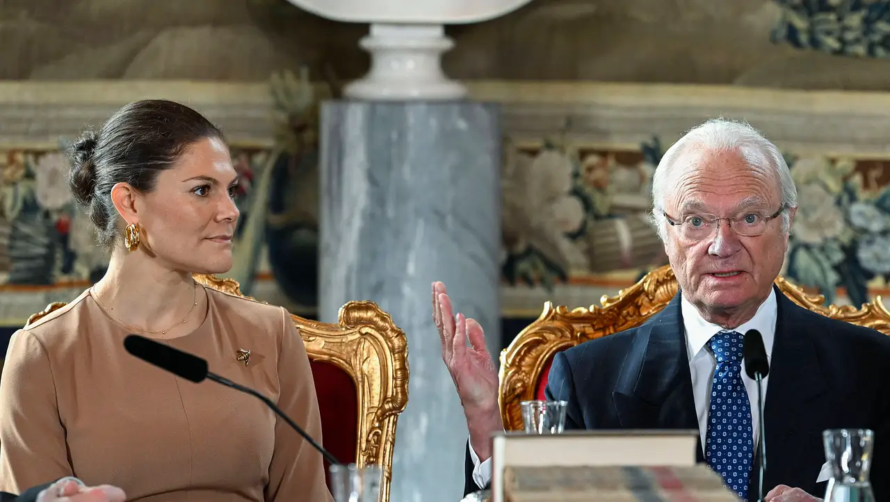 König Carl Gustaf Prinzessin Victoria König Carl Gustaf Prinzessin Victoria - Foto: Imago / TT
