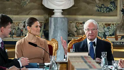König Carl Gustaf Prinzessin Victoria 