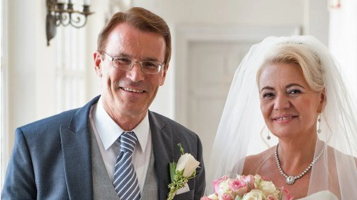 Walther Hoffmann und Frau Marta heiraten Walther Hoffmann und Frau Marta heiraten