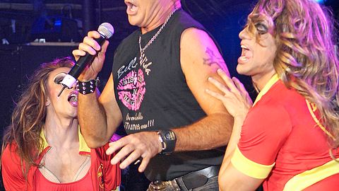 David Hasselhoff: Auftritt in Schwulenclub