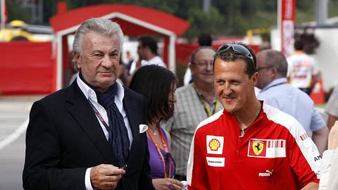 Willi Weber und Michael Schumacher - Foto: IMAGO / Andreas Beil