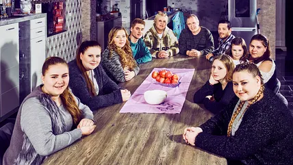 Familie Wollny in ihrem neuen Zuhause