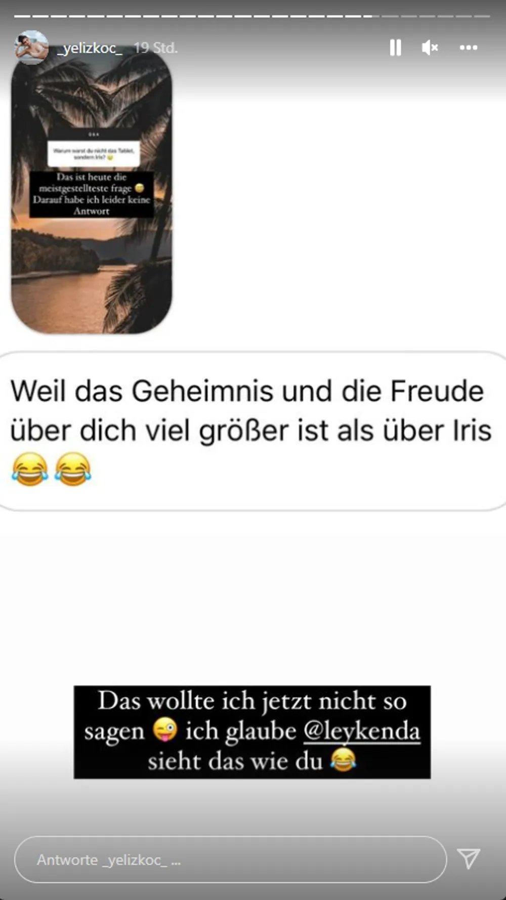 Yeliz Koc über Iris Klein Yeliz Koc über Iris Klein