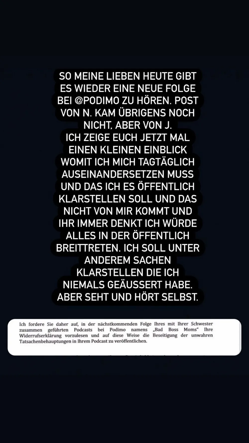 Yeliz Koc Anwaltsschreiben Yeliz Koc Anwaltsschreiben